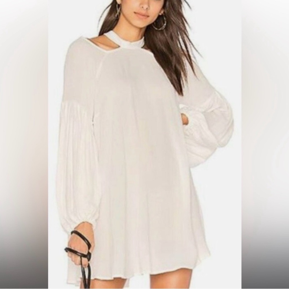 Free People Drift Away Cold Shoulder Mini Dress
